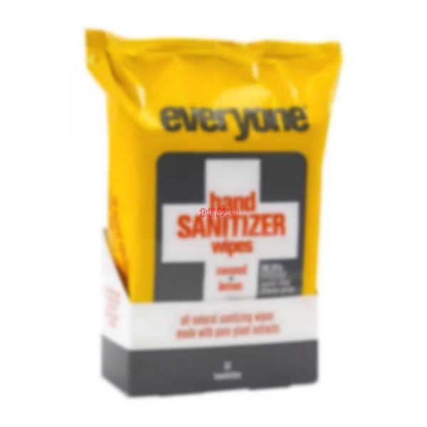 Everyone Hand Sanitizing Wipes: Coconut and Lemon, 30 Count - Image 4